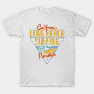 California Long Beach Surfing T-Shirt